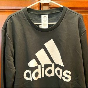 Adidas, Logo Sweat Shirt, Long Sleeve, NWT, XL